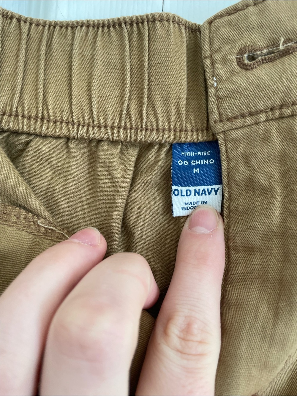 Tan Chino Shorts - Picture 3 of 4